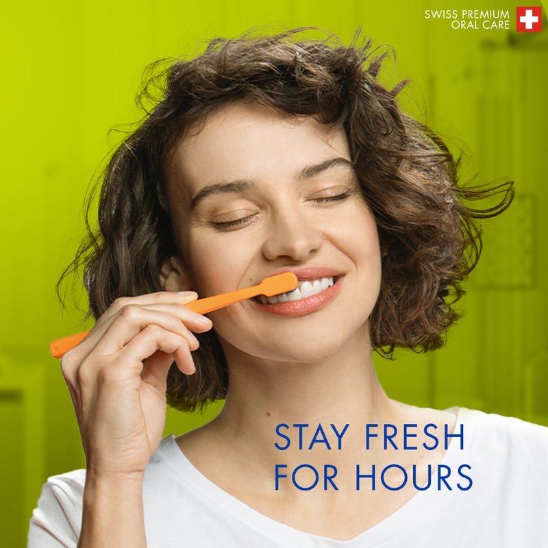 CURAPROX Be You Apple + Aloe Vera Toothpaste | Gentle Everyday Whitening | 60ml Gel | SLS Free, Microplastic Free, Triclosan Free, Fluoride-Enhanced | Refreshing Green Formula - Image 4